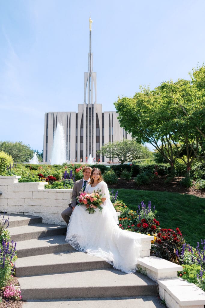 Seattle LDS Temple Wedding Photographer